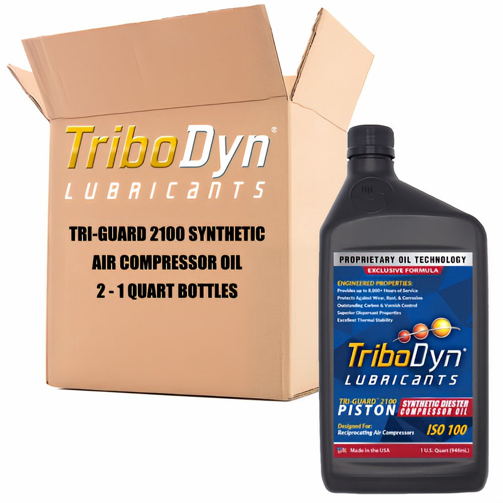TriboDyn Tri-Guard 2100 Synthetic Diester ISO 100 Piston Compressor Oil - CoolBlueOil.com
