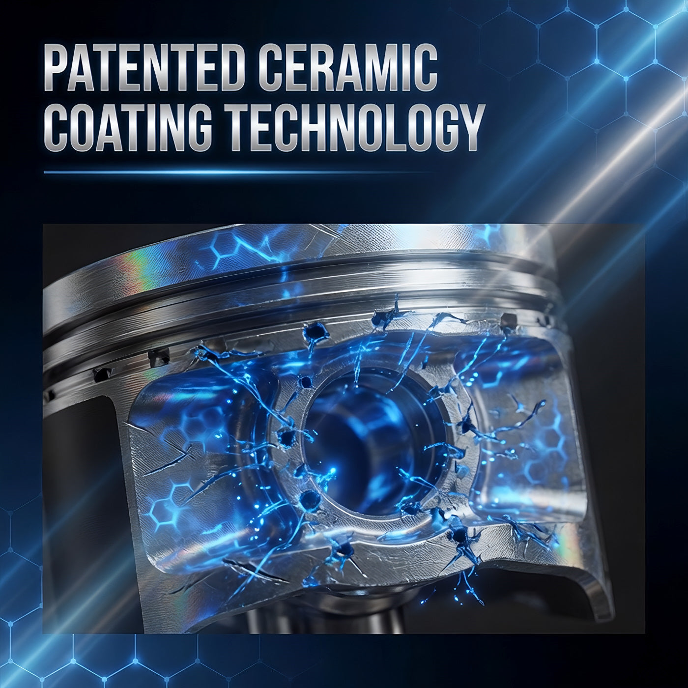 TriboDyn TRI-EX² Full Synthetic Motor Oil patented ceramic coating technology repairs high-mileage wear