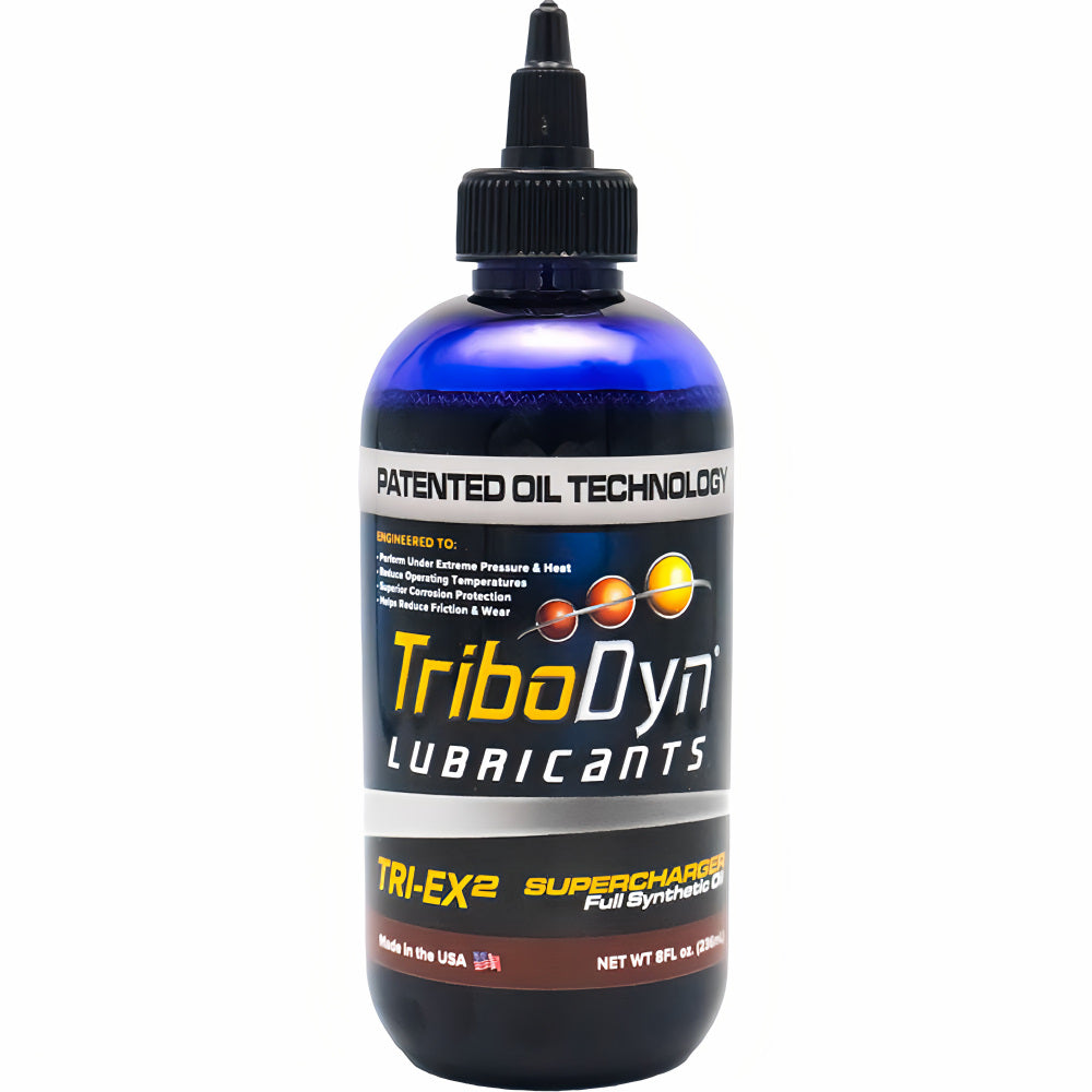 TriboDyn Ceramic Supercharger Oil TRI-EX² – Patented ceramic technology for superior protection, reduced friction, and quieter supercharger operation