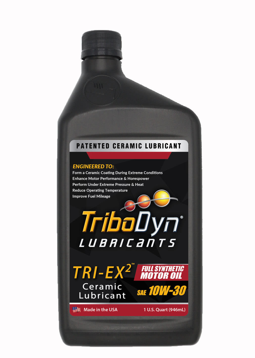 TriboDyn TRI-EX 2 SAE Full Synthetic 10w30 Oil with Ceramic Coating - CoolBlueOil.com