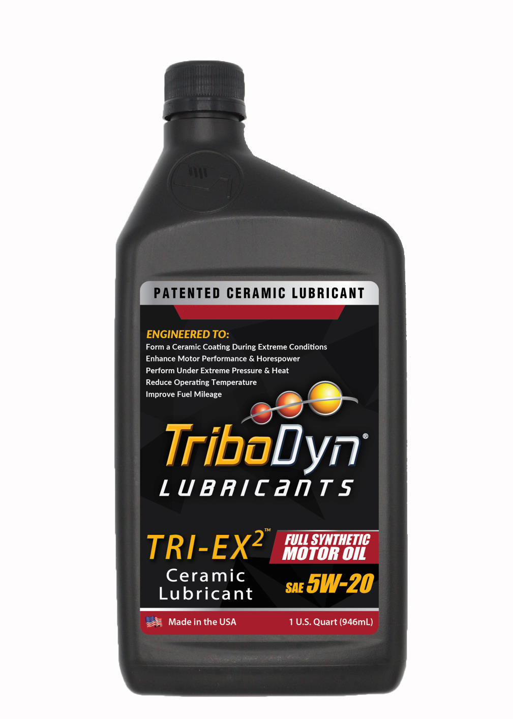 TriboDyn TRI-EX 2 Full Synthetic SAE 5W20 Oil with Ceramic Coating - CoolBlueOil.com