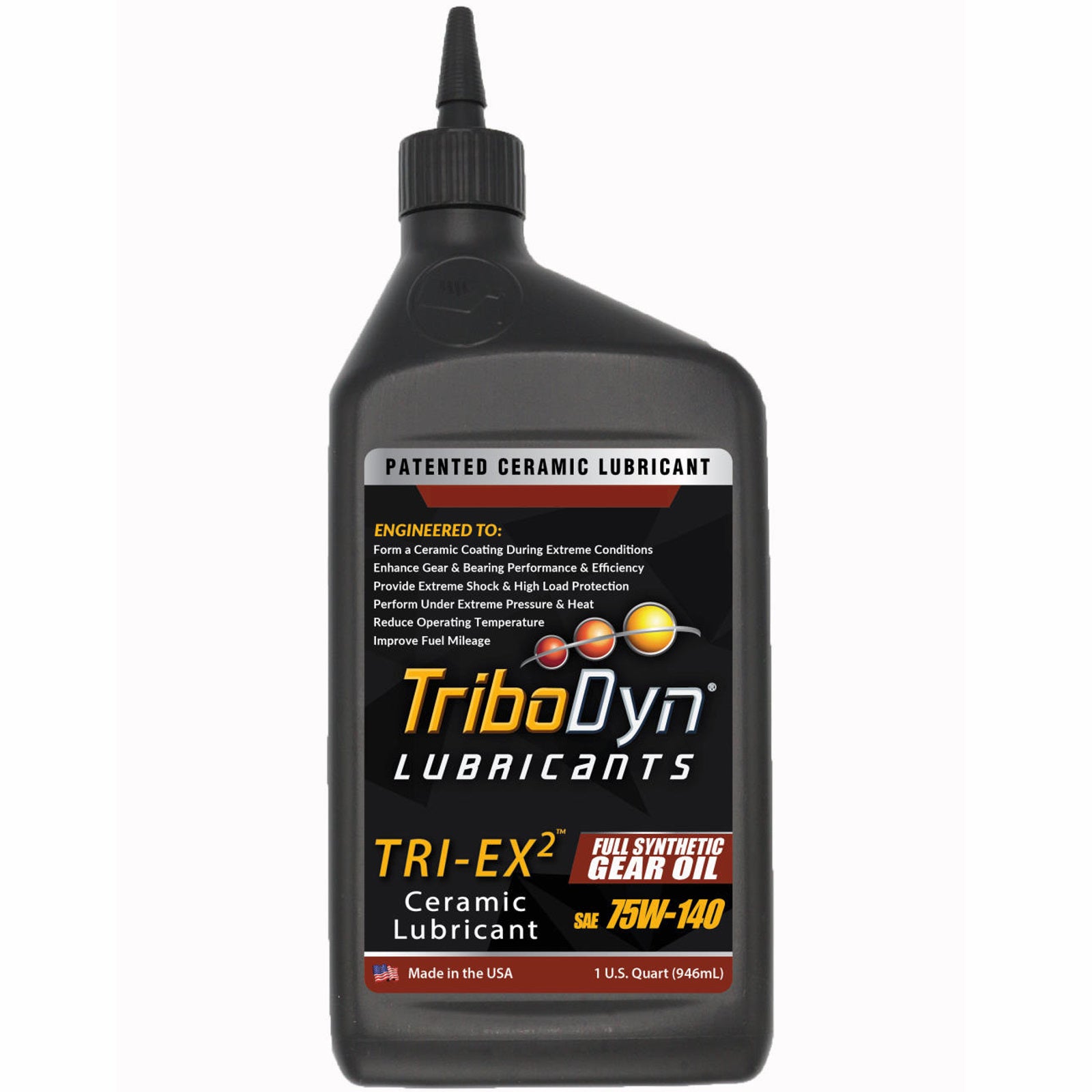 TriboDyn TRI-EX 2 75w140 Synthetic Gear Oil with Ceramic Coating - CoolBlueOil.com