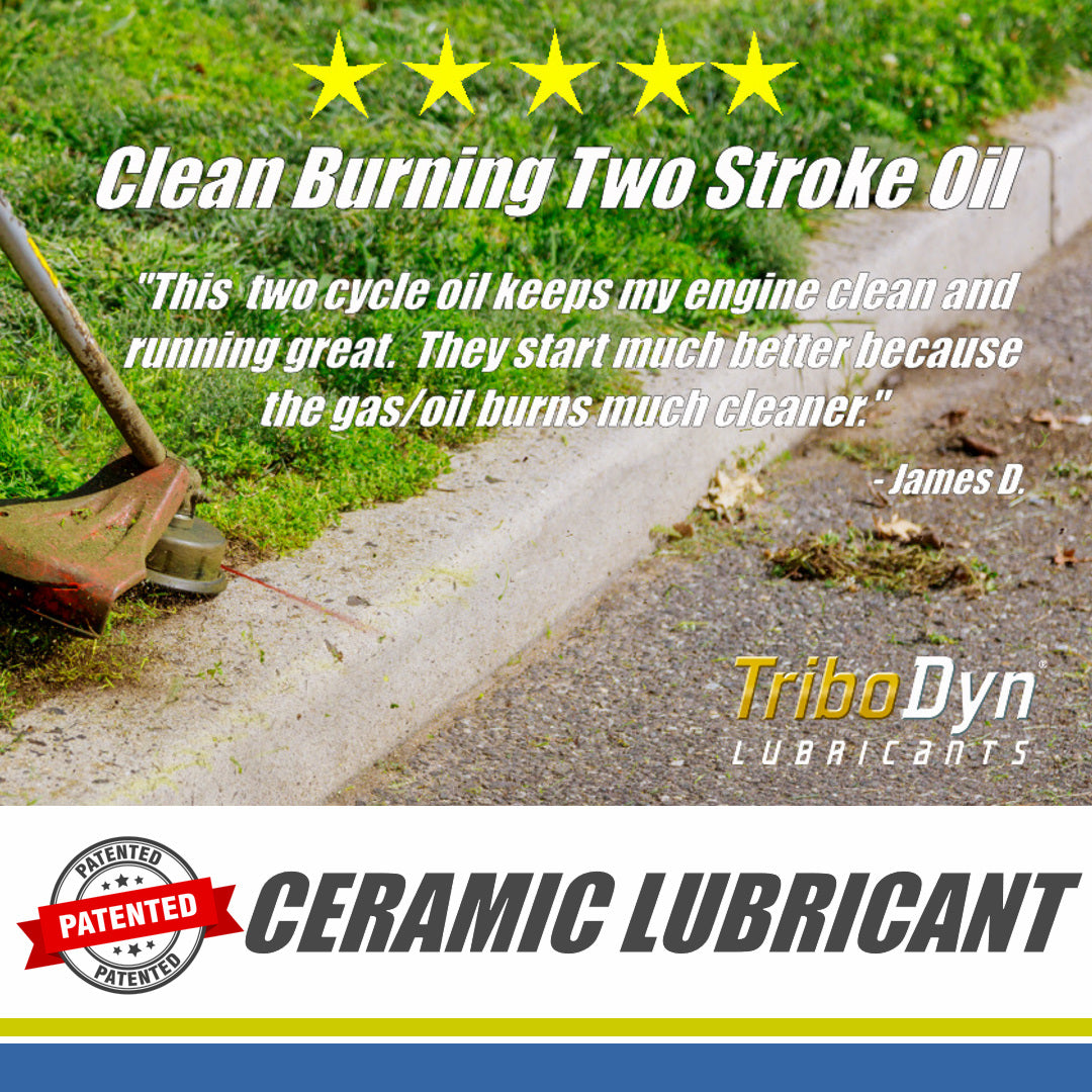 TriboDyn Premium 2 Stroke Oil with Ceramic Coating - CoolBlueOil.com