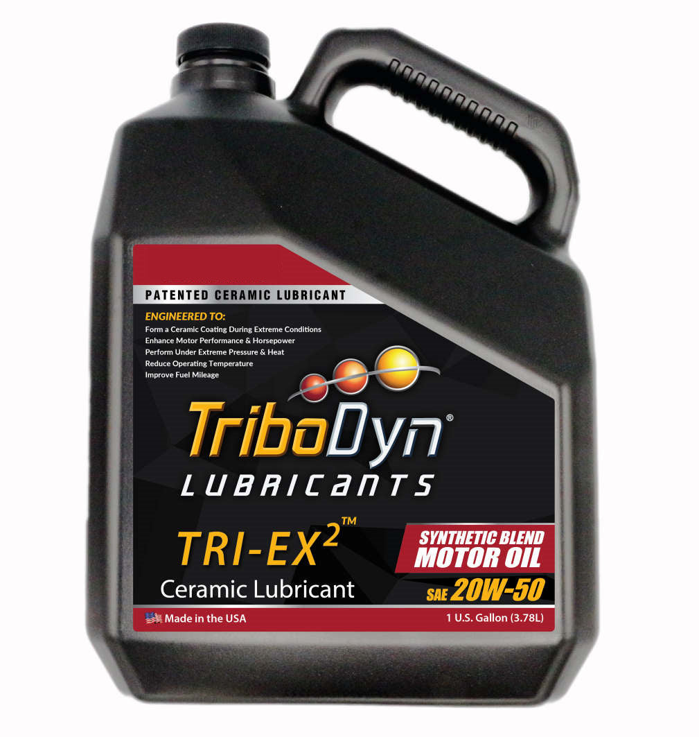 TriboDyn TRI-EX 2 Synthetic Blend 20W50 Oil with Ceramic Coating - CoolBlueOil.com