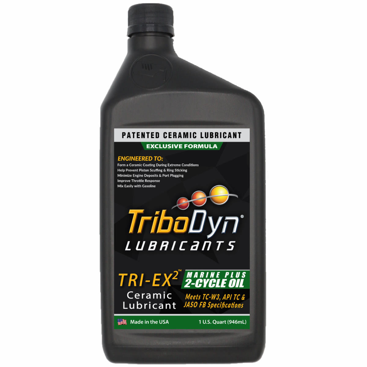 TriboDyn Marine Plus 2 Stroke Oil with Ceramic Coating - CoolBlueOil.com