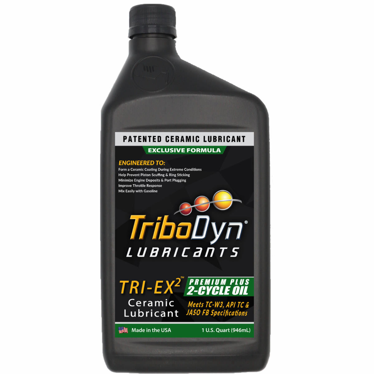 TriboDyn Premium 2 Stroke Oil with Ceramic Coating - CoolBlueOil.com