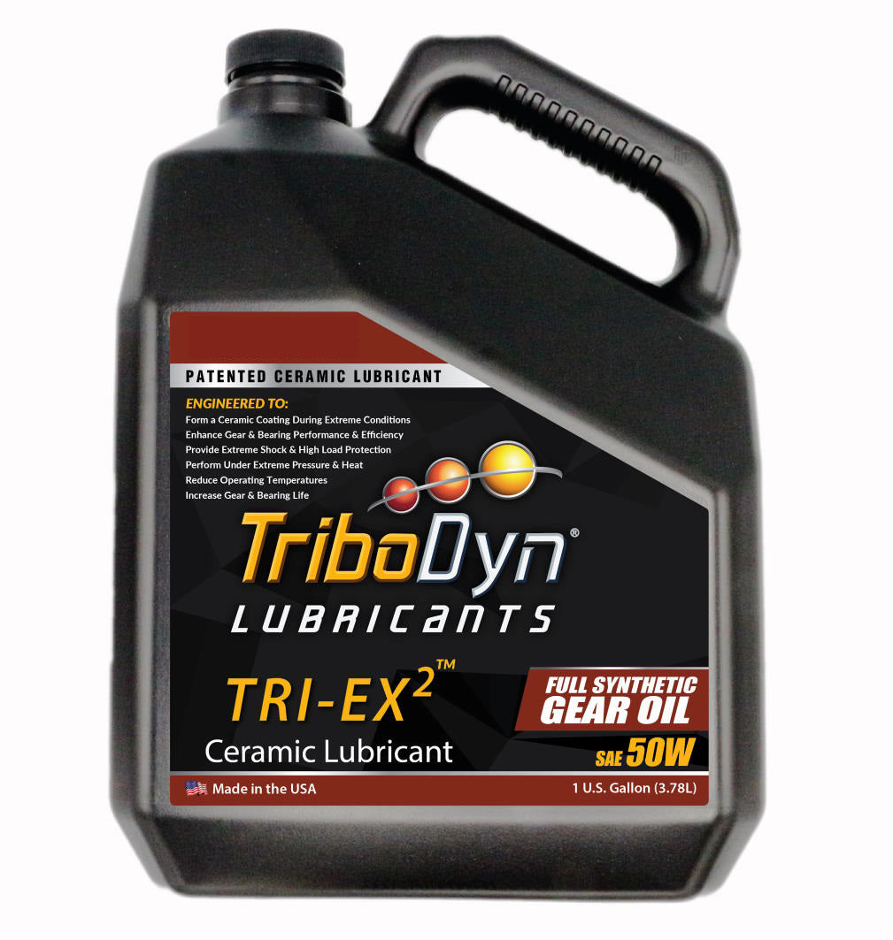 TriboDyn TRI-EX 2 Full Synthetic SAE 50W Gear Oil with Ceramic Coating - CoolBlueOil.com