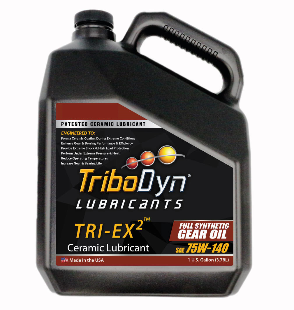 TriboDyn TRI-EX 2 75w140 Synthetic Gear Oil with Ceramic Coating - CoolBlueOil.com