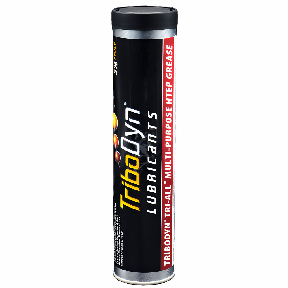 TriboDyn TRI-ALL Multi-Purpose HTEP Grease 14 oz cartridge – high-temperature extreme pressure grease with patented ceramic technology and 5% Moly